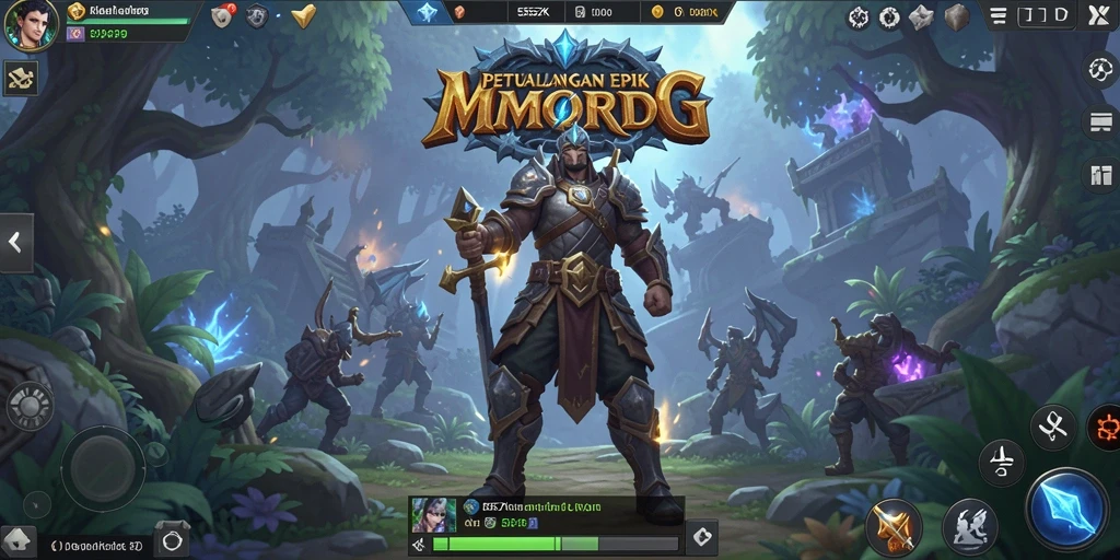 Tampilan gameplay menakjubkan dalam dunia fantasi 555ZK.