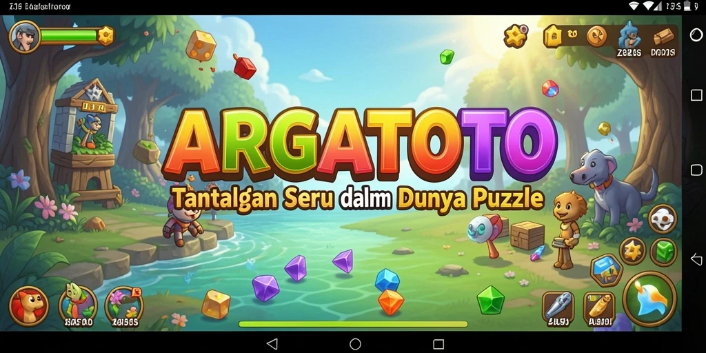 Tangkapan layar gameplay ARGATOTO menunjukkan tantangan menarik dalam puzzle.