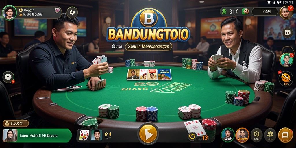Tangkapan layar gameplay BANDUNGTOTO yang menampilkan aksi seru Poker.