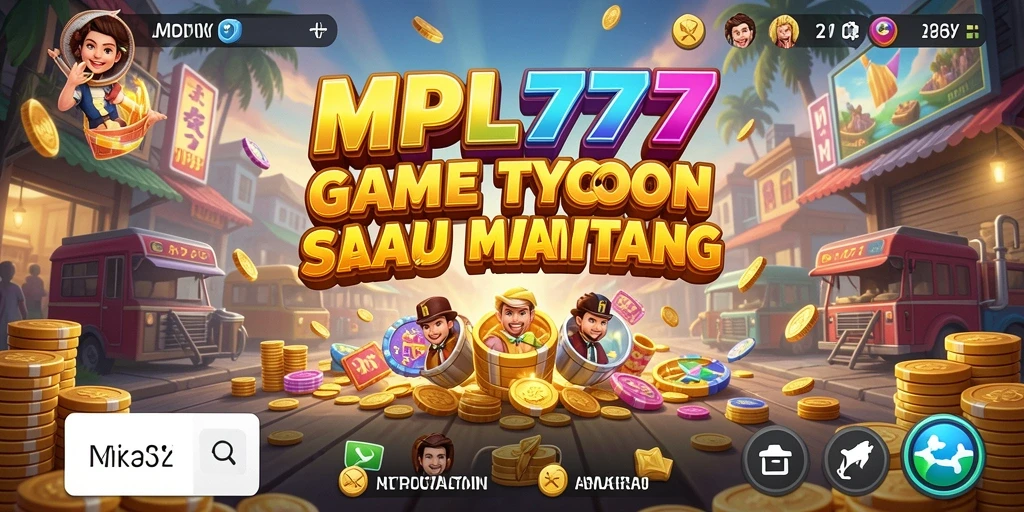 Tangkapan layar gameplay MPL777 menampilkan manajemen usaha yang dinamis.