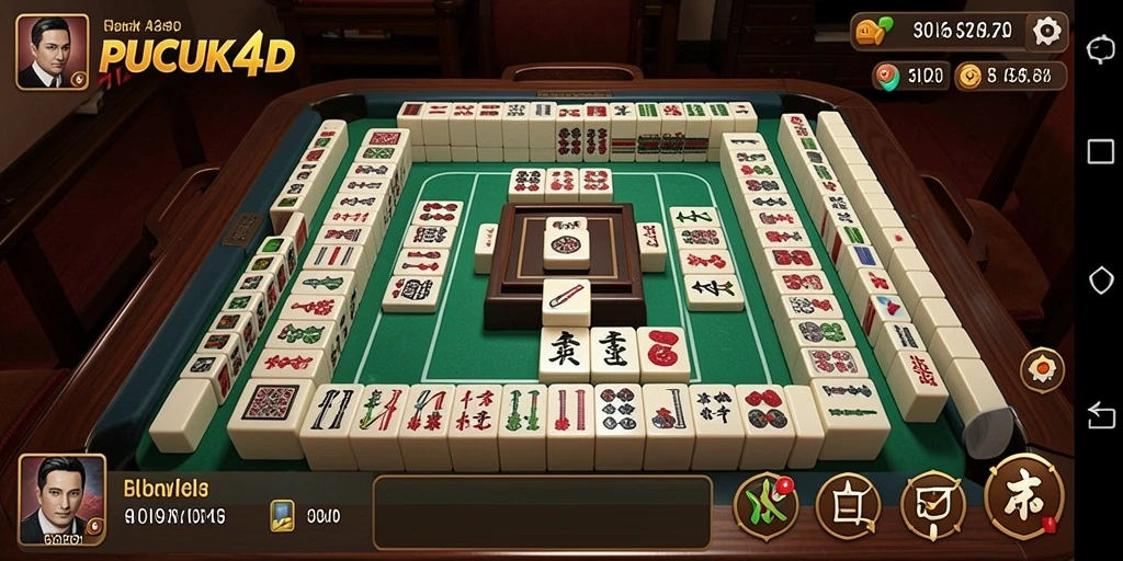 Screenshot PUCUK4D menampilkan gameplay Mahjong yang seru dan mendebarkan.