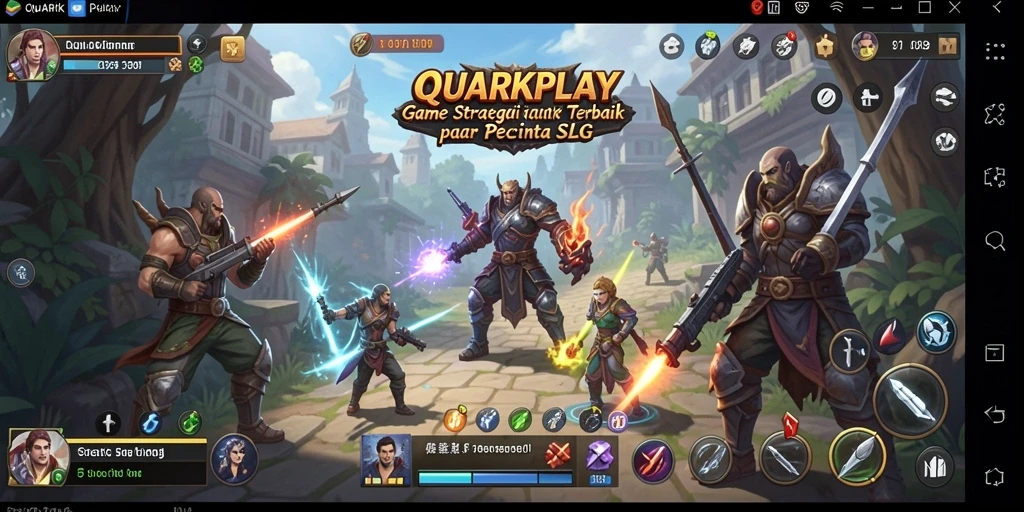 Tampilan gameplay menarik dari QUARKPLAY dengan aksi strategis yang mendebarkan.