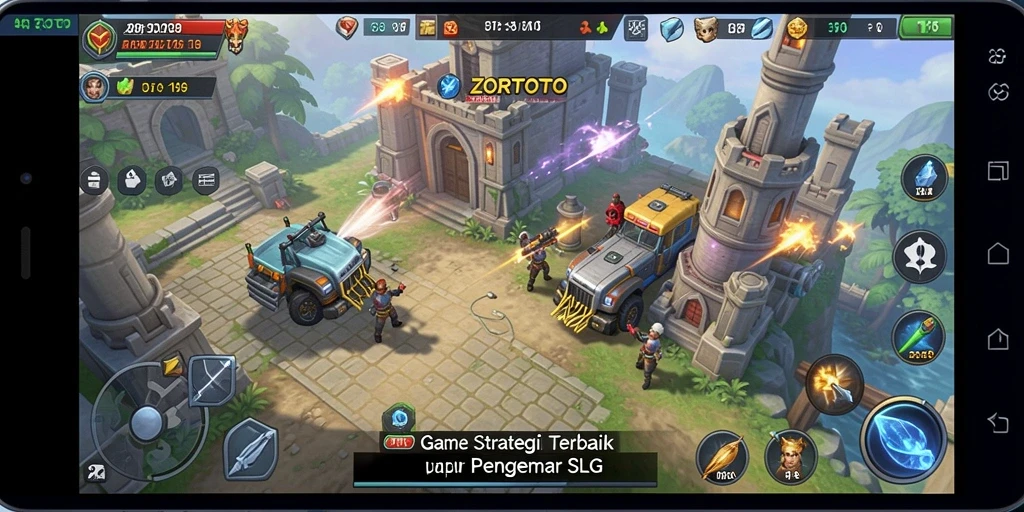 Tangkapan layar menunjukkan gameplay menarik dari ZORTOTO.